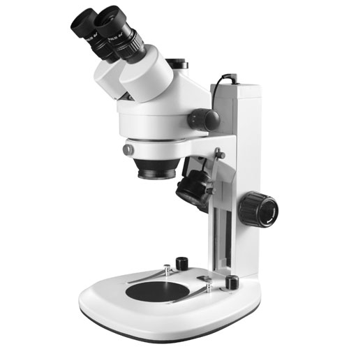Microscope trinoculaire stéréoscopique 7x à 45x de gamme QZF de Walter Products