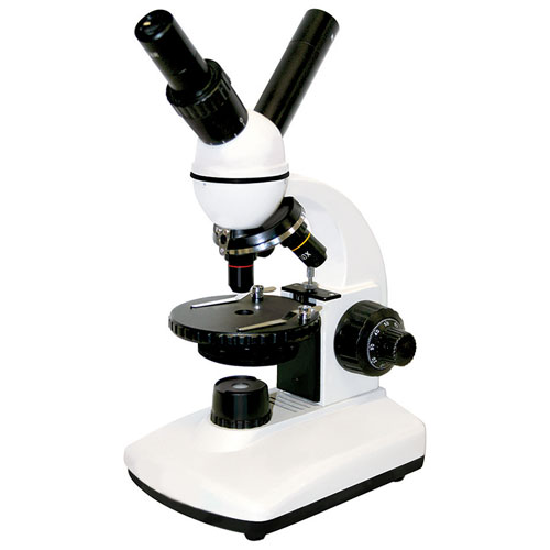 Microscope composé à deux côtés à 45º avec lampe à DEL sans fil de gamme 2057 de Walter Products