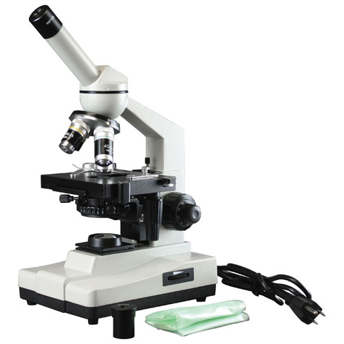 Microscope composé à éclairage à DEL 40 à 400x série 3000F de Walter Products