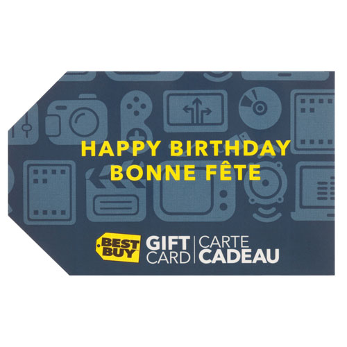 Best Buy Birthday Gift Card - $250