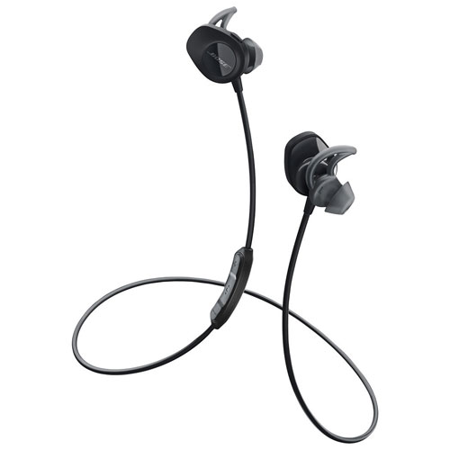 Écouteurs boutons sans fil SoundSport de Bose - Noir