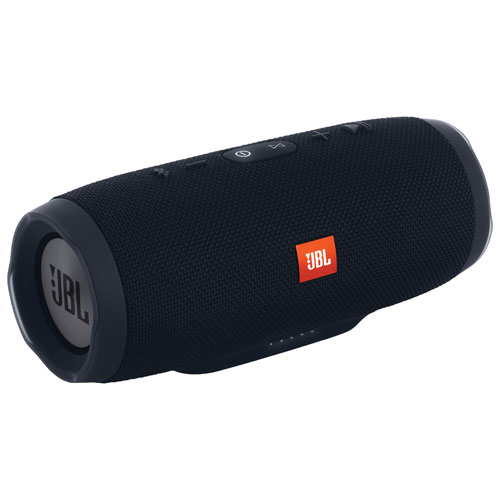 JBL Charge 3 Waterproof Wireless Bluetooth Speaker - Black