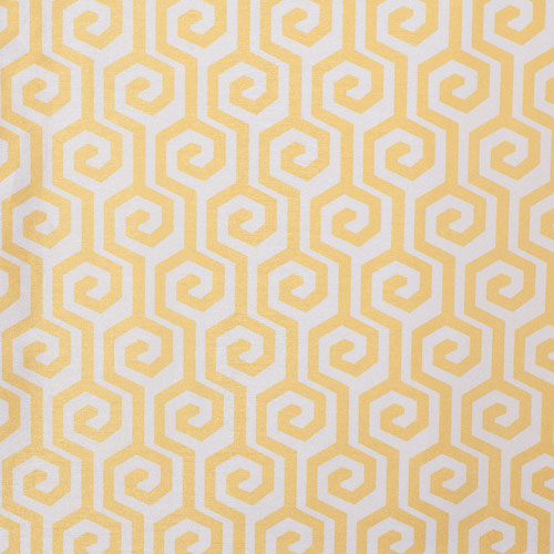 Gouchee Design Maze Curtain - Set of 2 - Yellow/White