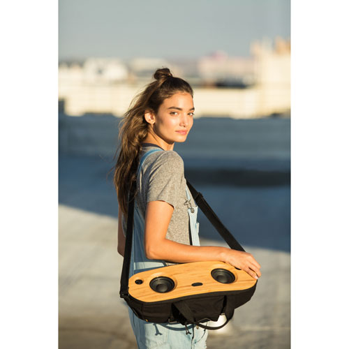 Enceinte sans fil Bluetooth Bag of Riddim 2 de House of Marley - Noir signature