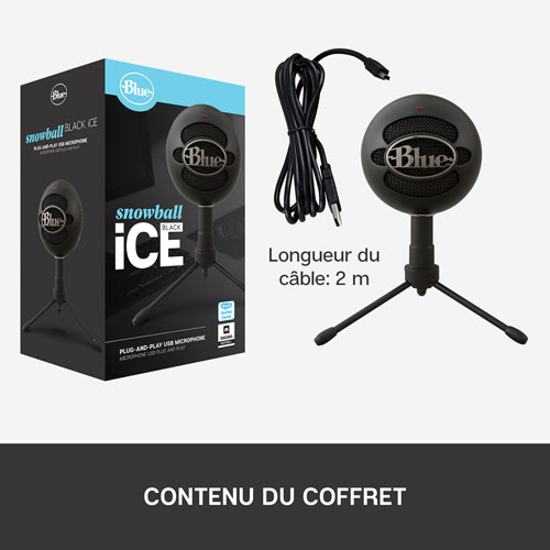 Blue Microphones SnowBall iCE USB Microphone - Black | Best Buy 