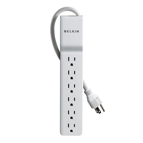 BELKIN  6-Outlet Home/office Surge Protector, 4 Ft. Cord 720-Joule Rating