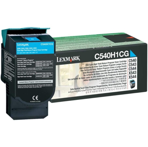 Lexmark Return High Capacity Cyan Toner Cartridge