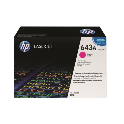HP  643A (Q5953A) Original Laserjet Toner Cartridge In Magenta