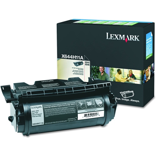 Lexmark X644H11A Black High Yield Return Program Toner Cartridge