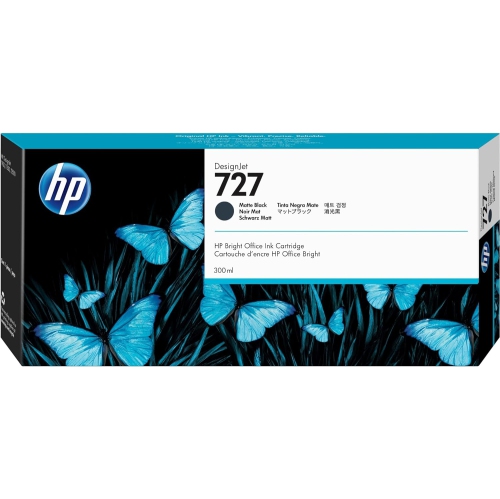 HP  727 Ink Cartridge - Matte In Black Works perfectly with my HP T930 Large format plotter