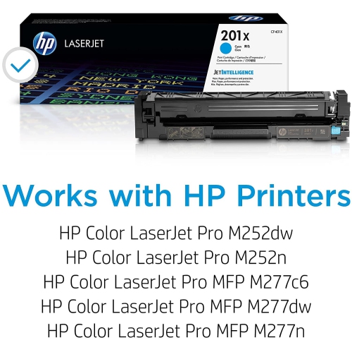 HP 201X Cyan High Yield Original LaserJet Toner Cartridge