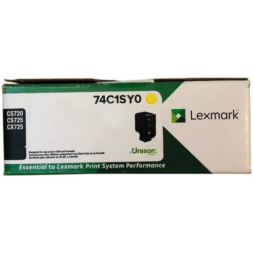 CS720 CS725 CX725 YELLOW SYIELD PGM TNR