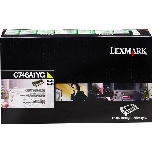 C746, C748 Yellow Return Program Toner Cartridge
