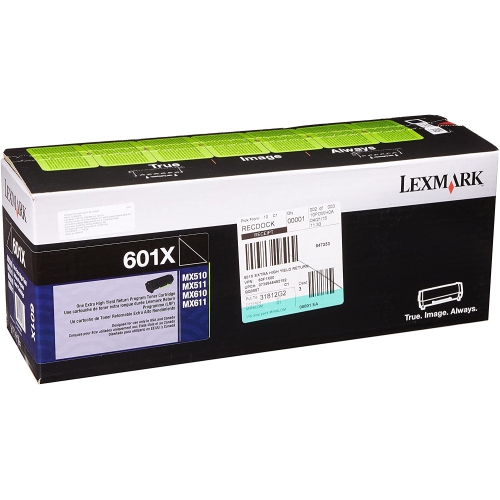 Lexmark 601X Extra High Yield Return Program Toner Cartridge