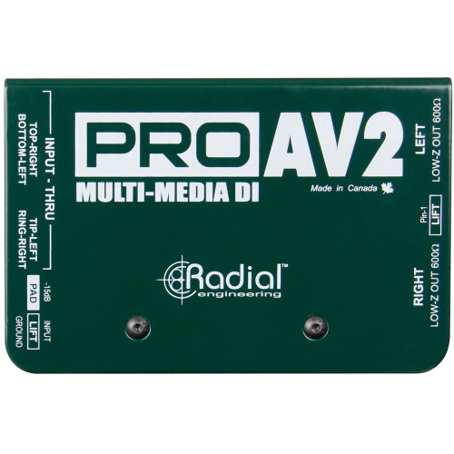 Radial ProAV2 Multimedia DI Box