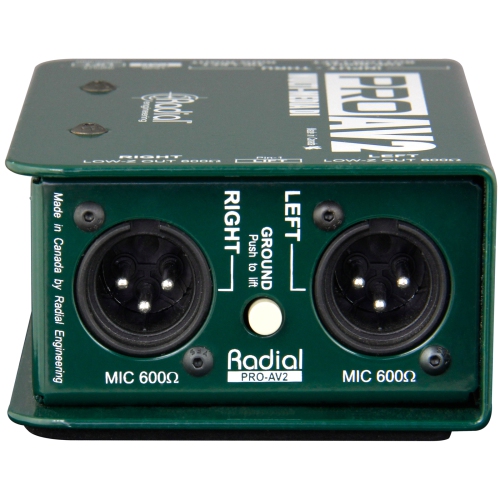 Radial ProAV2 Multimedia DI Box