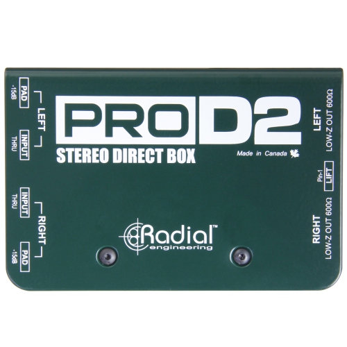 Radial ProD2 Stereo DI Box