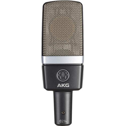 Microphones à condensateur à grand diaphragme C214 d'AKG - paire appariée