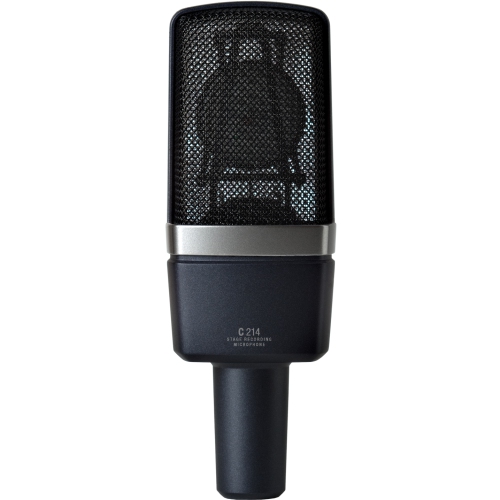 Microphones à condensateur à grand diaphragme C214 d'AKG - paire appariée