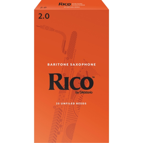 Rico Baritone Saxophone Reeds - #2 25 Box