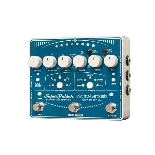 ELECTRO-HARMONIX  Super Pulsar Stereo Tap Tremolo