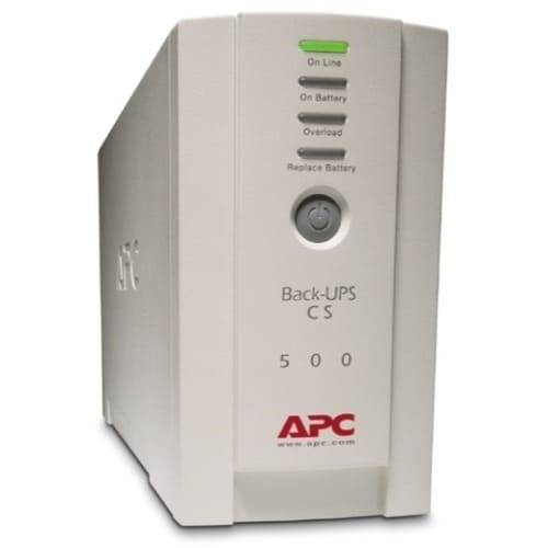 APC 500VA 6-Outlet UPS Battery Backup - - Beige