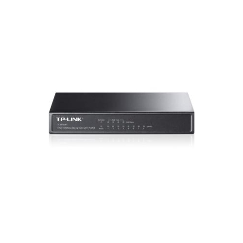 TP LINK  Tp-Link Tl-Sf1008P 10/100Mbps 8-Port Fast Desktop Poe Switch With 4 Poe Ports