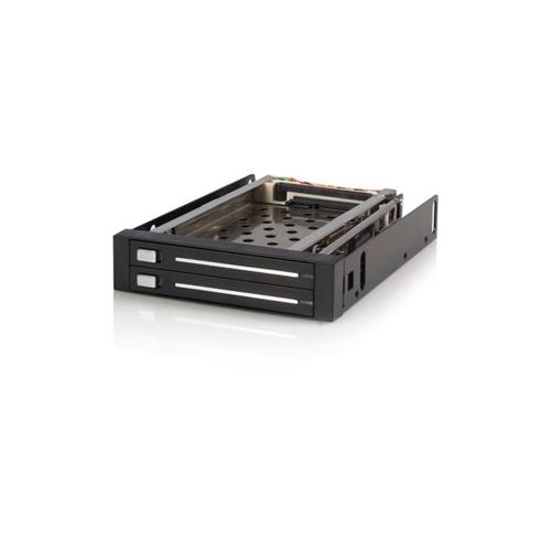 StarTech 2 Drive 2.5in Trayless Hot Swap SATA Mobile Rack Backplane