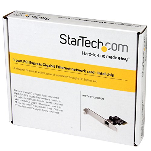 StarTech 1-Port Gigabit Ethernet Network Card - PCI Express, Intel I210