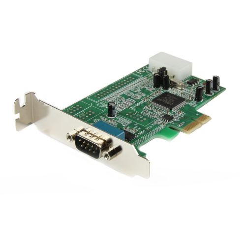 StarTech 1 Port Low Profile Native RS232 PCIe Serial Card w/16550 UART