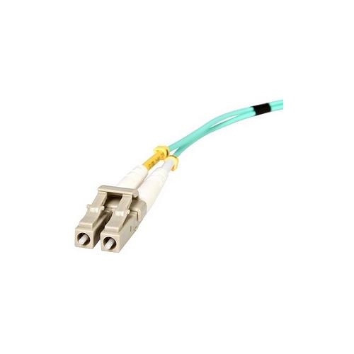 StarTech 1m LC Fiber Optic Cable - 10 Gb Aqua - MM Duplex 50/125 - LSZH