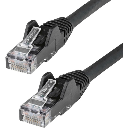 StarTech 7 ft Black Cat6 / Cat 6 Snagless Patch Cable 7ft