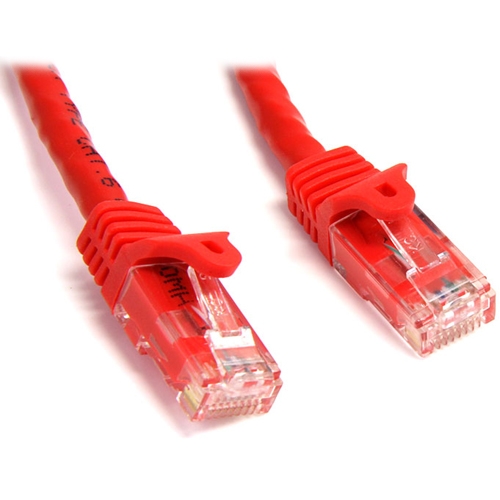 StarTech 10 ft Red Cat6 / Cat 6 Snagless Patch Cable 10ft