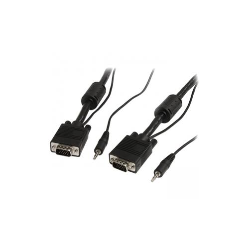 StarTech 25 ft Coax High Resolution Monitor VGA Cable with Audio