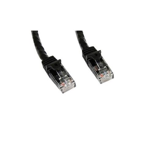 StarTech 75 ft Black Snagless Cat6 UTP Patch Cable
