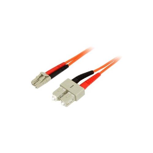StarTech 3m Fiber Optic Cable - Multimode Duplex 62.5/125 LSZH - LC/SC