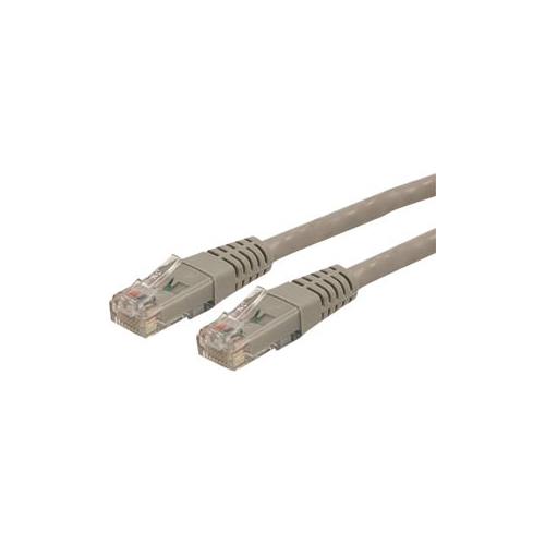 StarTech 3 ft Gray Cat6 / Cat 6 Molded Patch Cable 3ft