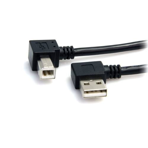 StarTech A Right Angle to B Right Angle USB Cable 3 ft - M/M