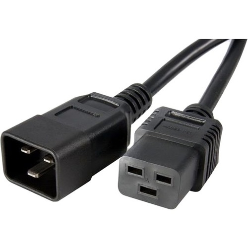 StarTech Computer Power Cord - C19 to C20 - AC Power Cord - 3 ft