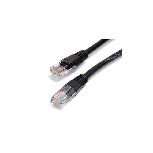StarTech 10 ft Black Cat6 / Cat 6 Molded Patch Cable 10ft