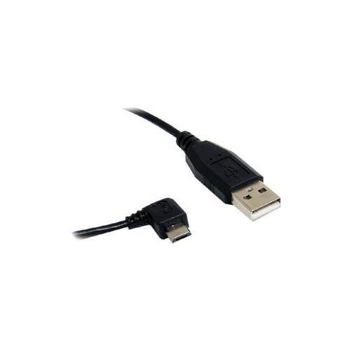 StarTech 3 ft Micro USB Cable - A to Right Angle Micro B