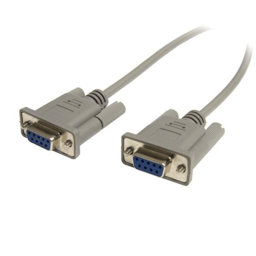 StarTech 25 ft Cross Wired DB9 Serial Null Modem Cable - F/F