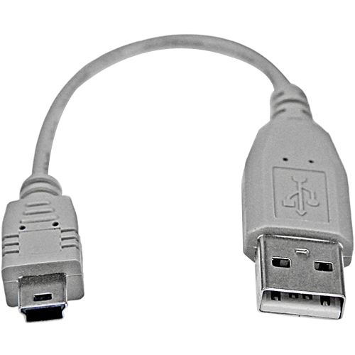 StarTech 6in Mini USB 2.0 Cable - A to Mini B