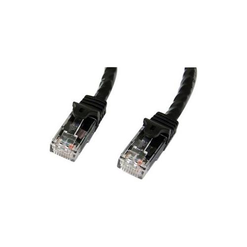 StarTech 25 ft Black Cat6 / Cat 6 Snagless Patch Cable 25ft