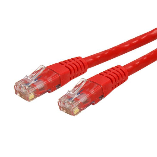 StarTech 5 ft Red Cat6 / Cat 6 Molded Patch Cable 5ft