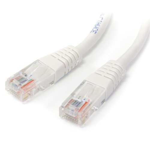 STARTECH  25 Ft Cat5E / Cat 5 Molded Patch Cable 25Ft In White