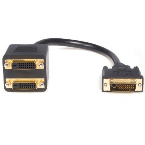 StarTech 1 ft DVI-D to 2x DVI-D Digital Video Splitter Cable - M/F