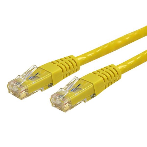 StarTech 7 ft Yellow Cat6 / Cat 6 Molded Patch Cable 7ft