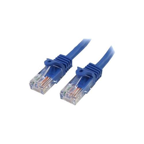 StarTech 20 ft Blue Cat5e / Cat 5 Snagless Patch Cable 20ft