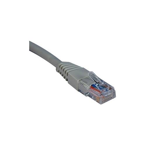 Tripp Lite 100ft Cat5e / Cat5 350MHz Molded Patch Cable RJ45 M/M Gray 100'